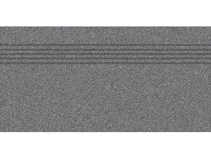 Schodovka RAKO Taurus Granit TCPSR065 antracitově šedá 30x60 cm