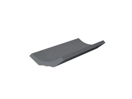 Sokl RAKO Taurus Granit TSZEF065 65s antracit žlábek 20x7 cm
