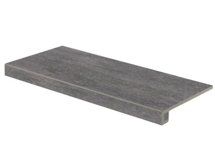 Schodová tvarovka RAKO Kaamos DCF84588 Černá 40x80 cm