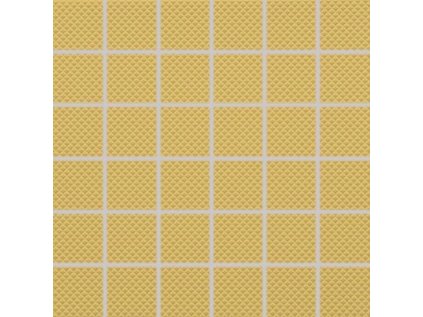 Mozaika RAKO Color Two GRS05642 tm.žlutá mat 5x5 cm