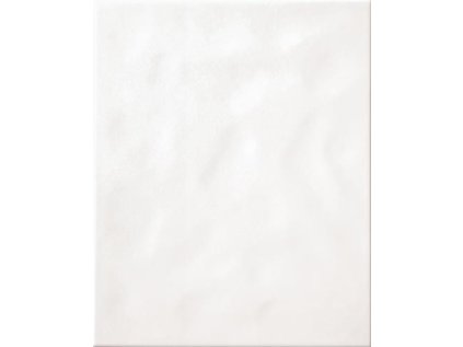Obklad RAKO Bílá WARG6000 Zvlněná lesklá 20x25 cm