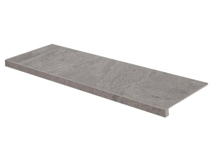 Schodová tvarovka RAKO Core DCFVD874 šedá 30x120 cm
