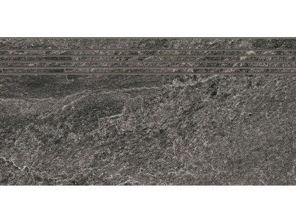 41014 schodovka rako core dcpsr875 cerna 30x60 cm