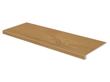 Schodová tvarovka RAKO Plank DCFVD895 hnědá 30x120 cm