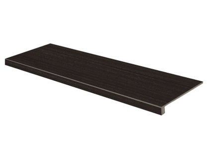 Schodová tvarovka RAKO Plywood DCFVD844 tmavě hnědá 30x120 cm