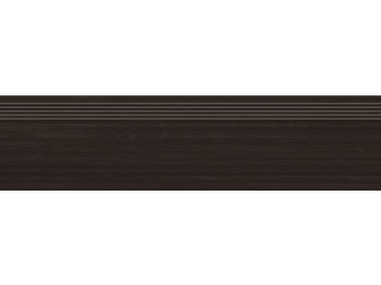 Schodovka RAKO Plywood DCPVD844 tmavě hnědá 30x120 cm