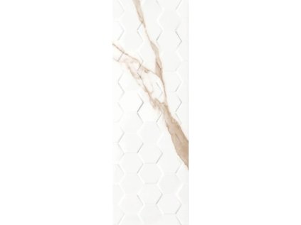 168976 44765 obklad calacatta gold hexagon rekt 25x75 1