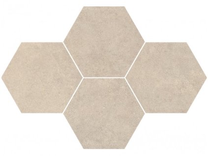 152177 24836 dlazba qubus soft grey mosaic hexagon 28 3x40 8 1