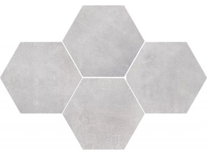151293 25402 dlazba stark white mosaic hexagon 28 3x40 8 1