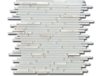 147864 25793 mozaika stick white 30x30 8 cm 1