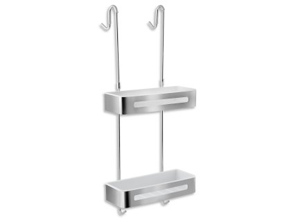 Dvojitá polička nerezová závěsná