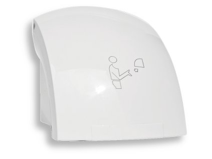 Elektrický senzorový osoušeč rukou, 1500 W, bílý