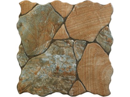 Dlažba El Molino Canet jet marron struktura mat 45x45