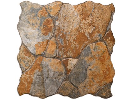 Dlažba El Molino Canet jet oxido struktura mat 45x45