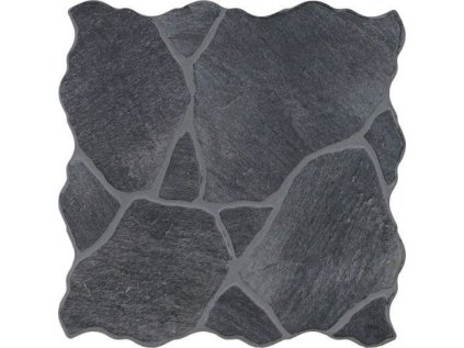 Dlažba El Molino Cala jet antracita struktura mat 45x45