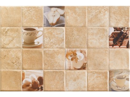 Dekor El Molino Oslo ocre struktura mat 33x50