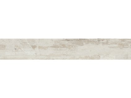 Dlažba Tubadzin Wood Work white struktura mat rektifikovaná 19x120