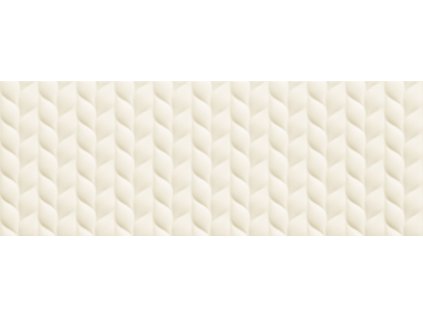 Obklad Tubadzin House of Tones white B struktura mat rektifikovaný 33x90