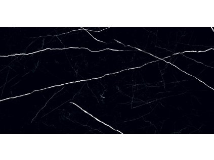 Dlažba Tubadzin Black Pulpis lesk rektifikovaná 60x120