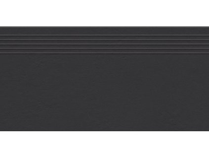 Schodovka Tubadzin Industrio anthrazite mat rektifikovaná 30x60