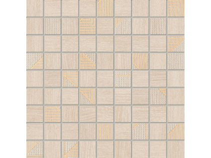 Mozaika Tubadzin Woodbrille beige lesk 30x30