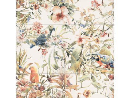 Dekor Tubadzin Modern Pearl parrots 8ks mat rektifikovaný 120x120