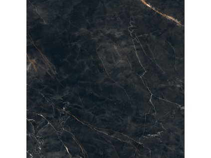 Dlažba Tubadzin Shinestone black lesk rektifikovaná 80x80