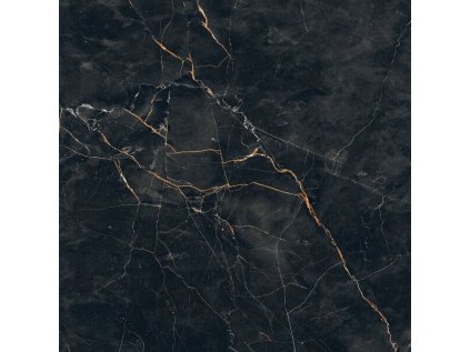 Dlažba Tubadzin Shinestone black lesk rektifikovaná 60x60