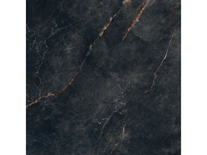 Dlažba Tubadzin Shinestone black lesk rektifikovaná 120x120