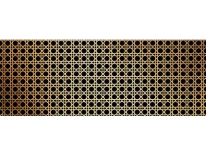 Dekor Tubadzin Gleam gold lesk rektifikovaný 33x90