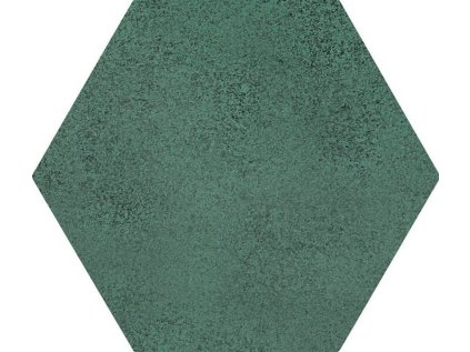 Obklad Tubadzin Burano green hex mat rektifikovaný 11x13