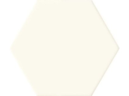Obklad Tubadzin Burano white hex mat rektifikovaný 11x13