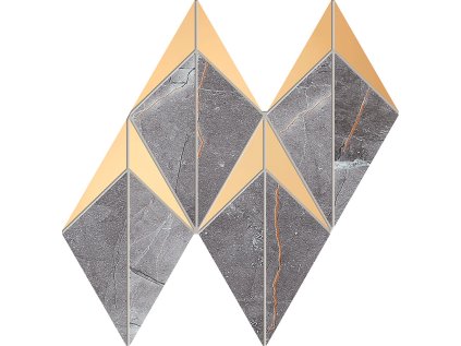 Mozaika Tubadzin Brainstorm graphite lesk 20x23