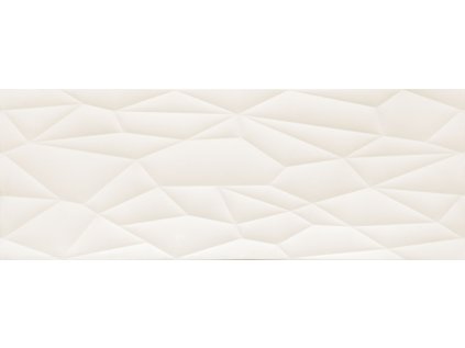 Obklad Arté Origami white struktura lesk rektifikovaný 33x90