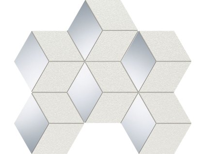 Mozaika Arté Perla white pololesk 22x29