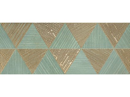 Dekor Tubadzin Goldgreen mono pololesk rektifikovaný 30x75