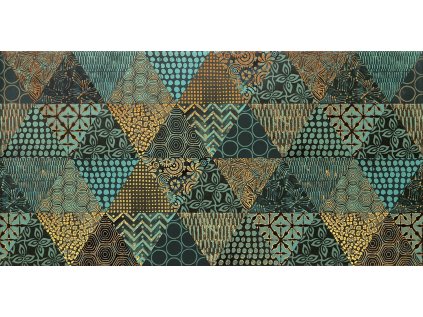 Dekor Tubadzin Margot green geo mat 31x61