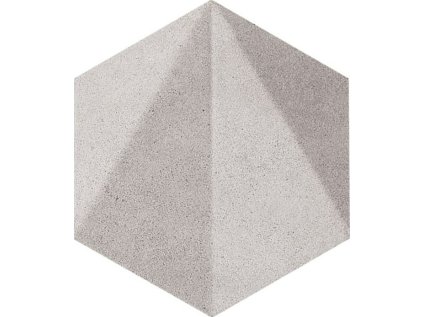 Dekor Tubadzin Free Space hex grey struktura mat rektifikovaný 11x13