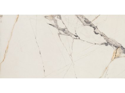 Dlažba Tubadzin Lilo bianco mat rektifikovaná 60x120