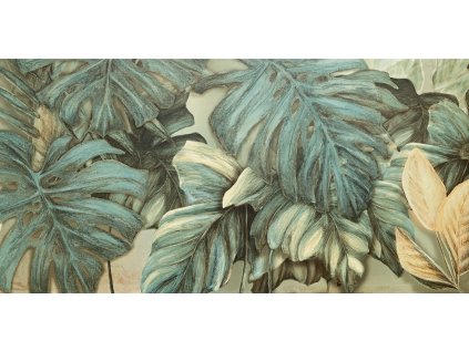 Dekor Tubadzin Alabaster Shine leaves 1B mat rektifikovaný 60x120