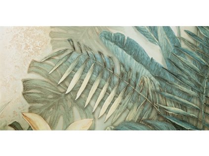 Dekor Tubadzin Alabaster Shine leaves 2A mat rektifikovaný 60x120