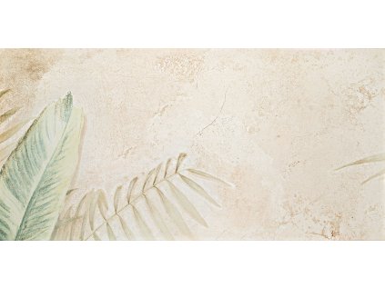 Dekor Tubadzin Alabaster Shine leaves 4B mat rektifikovaný 60x120