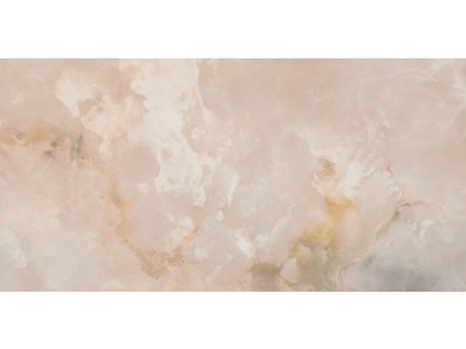 Dlažba Tubadzin Onice Rosa lesk rektifikovaná 60x120