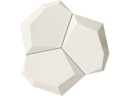 Mozaika Tubadzin Velo bianco mat rektifikovaná 19x21