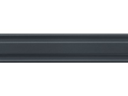Listela Tubadzin Timeless black 2 mat 7x33