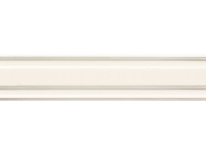 Listela Tubadzin Timeless white 2 mat 7x33