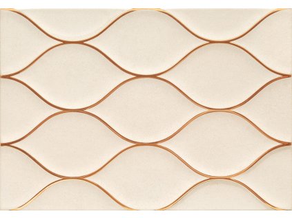 Dekor Arté Navona beige lesk 25x36