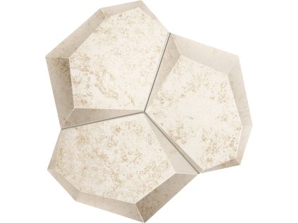 Mozaika Tubadzin Alabaster Shine white mat rektifikovaná 19x21