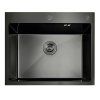 Nerezový dřez  MH5843 DECOR GRAPHITE se sifonem, grafitový