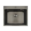 Nerezový dřez  MH6050 GRAPHITE se sifonem, grafitový